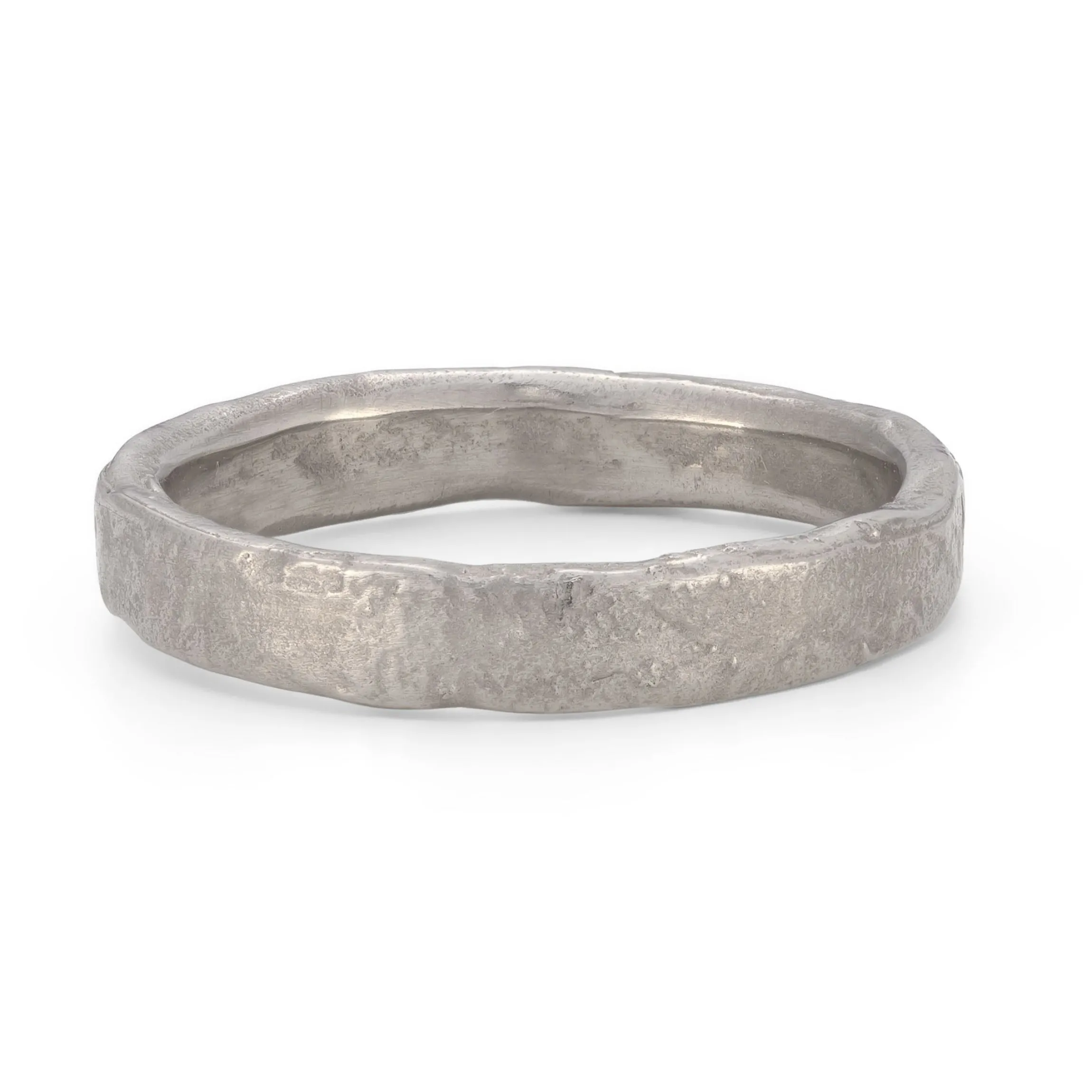 Stone Slim Ring 18ct White Gold