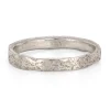 Stone Slim Ring Platinum