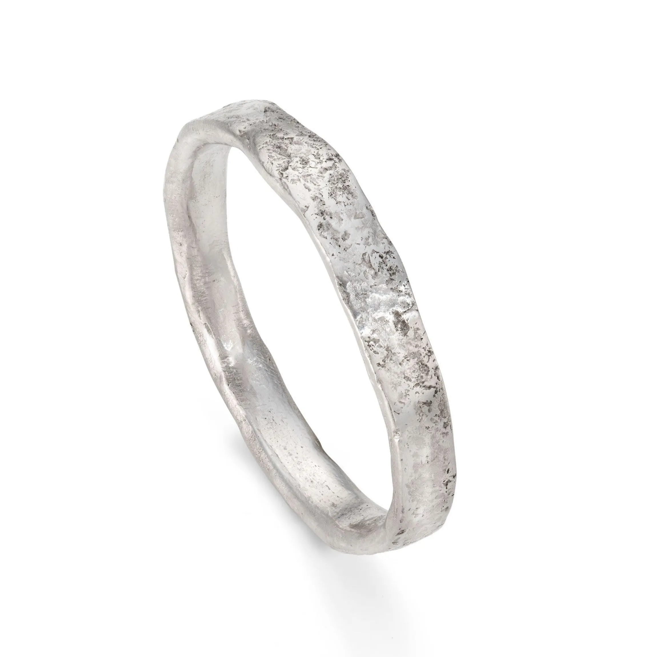 Stone Slim Ring Platinum
