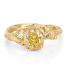 Sunshine Diamond Adakite Ring