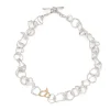 Tangle Necklace Silver with 9ct Yellow Gold Link