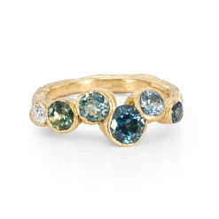 Teal Tidal Bay Ring