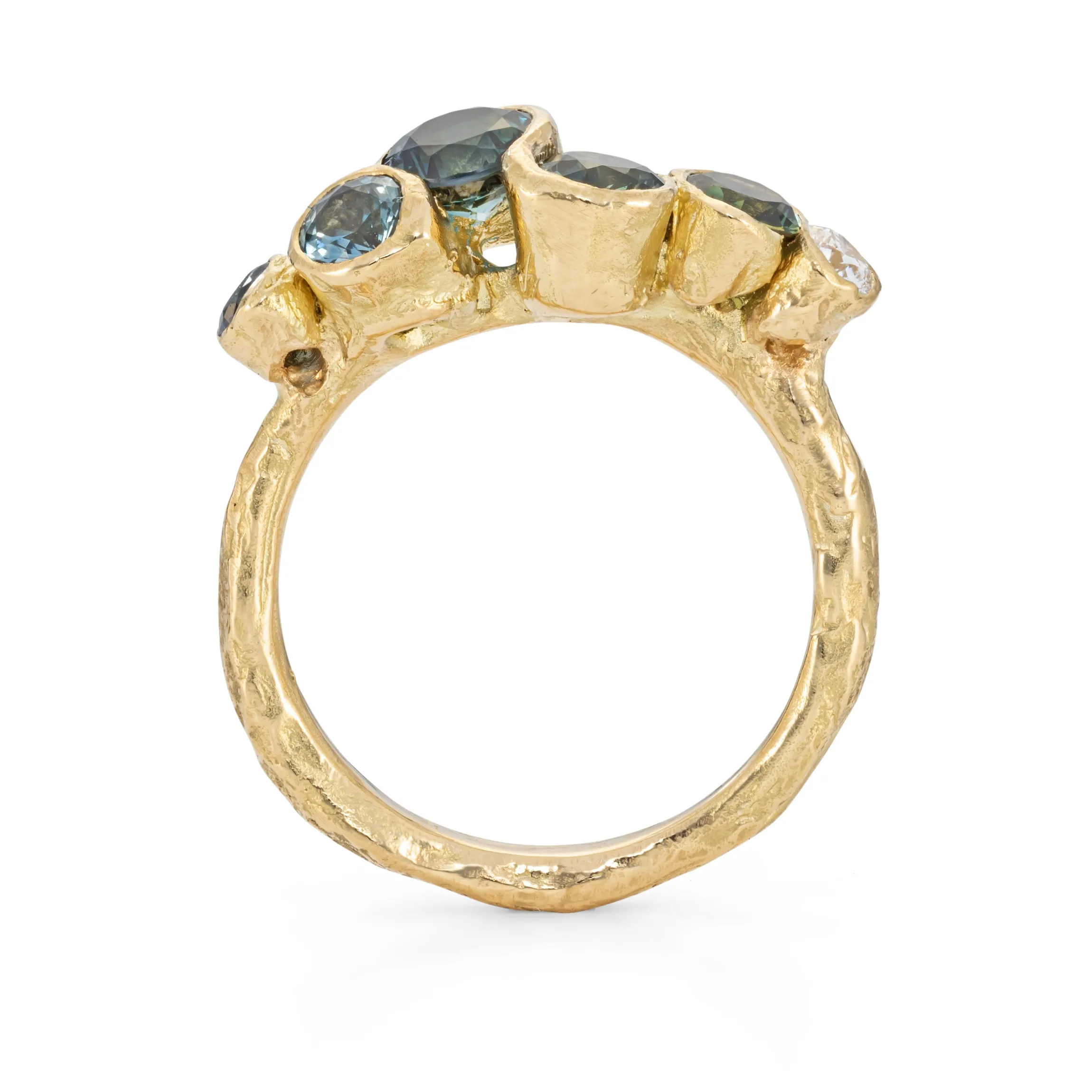 Teal Tidal Bay Ring
