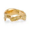 Twisted Kelp Ring 18ct Gold