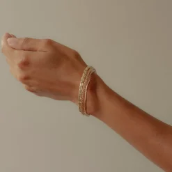 Urchin Bangle 9ct Rose Gold