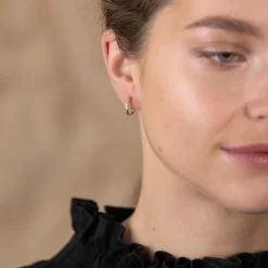 Urchin Hoops 18ct Gold