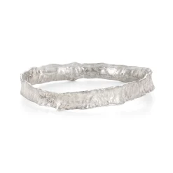 Wave Bangle Silver