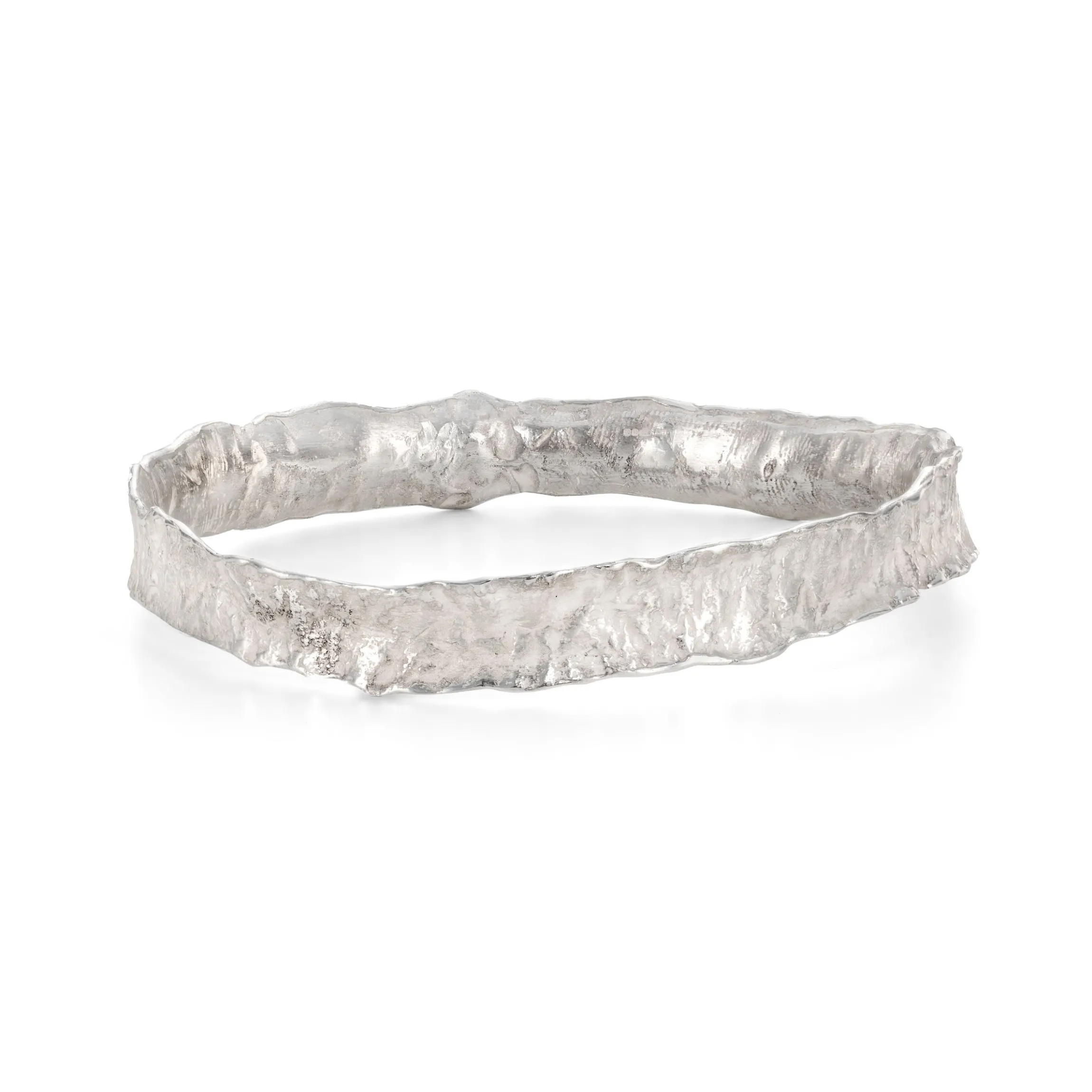 Wave Bangle Silver