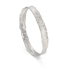 Wave Bangle Silver