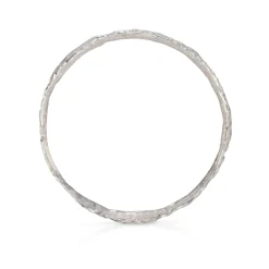 Wave Bangle Silver