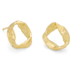 Whorl Studs 18ct Gold